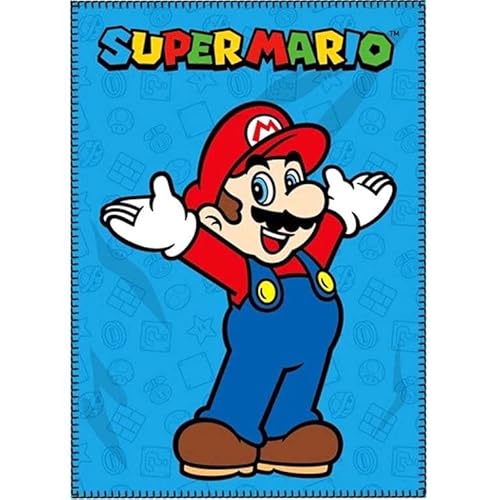 New Import Manta Polar 100x140cm de Super Mario, NW1041 Cover