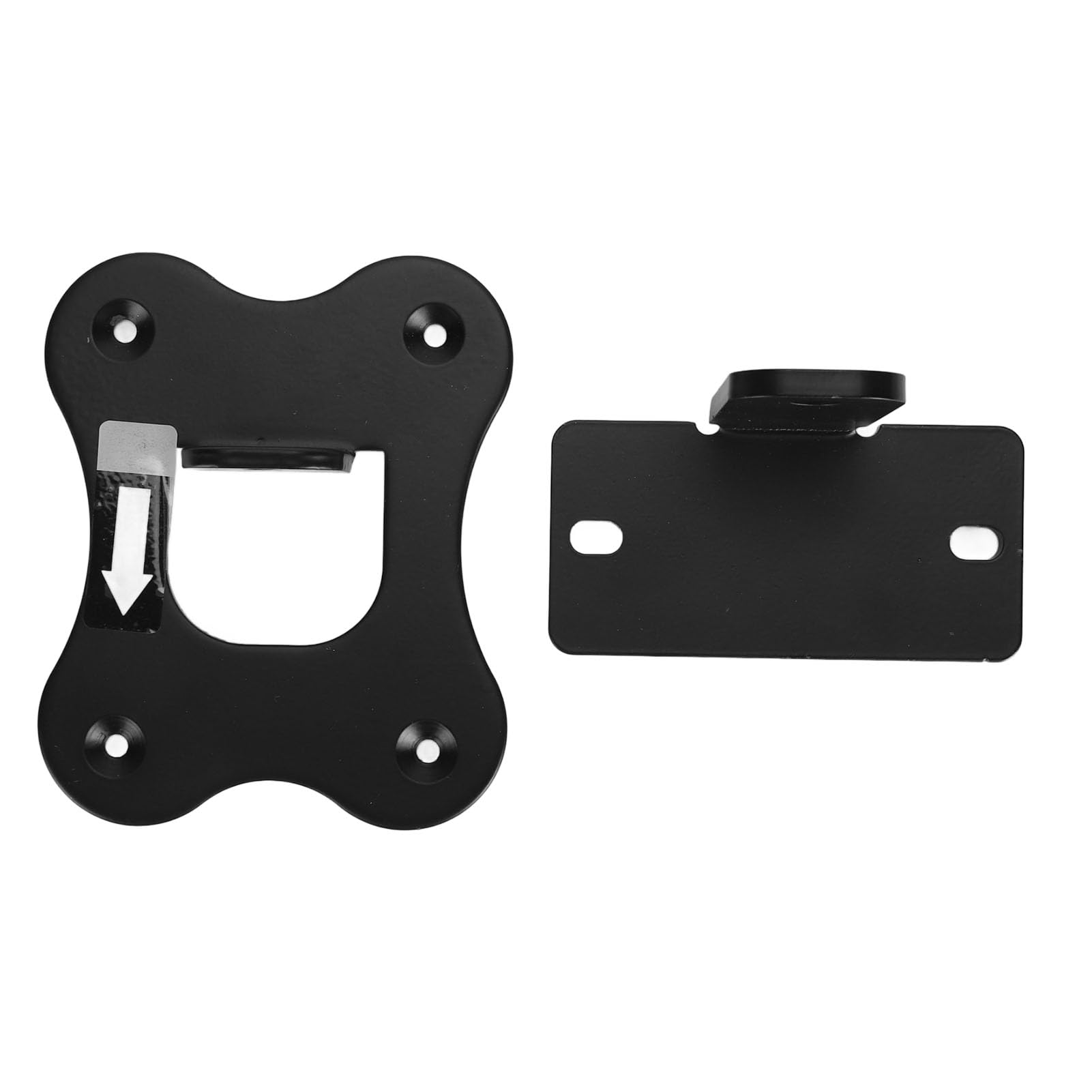 Supporto per Pareti Altoparlanti, Supporto Ad Alto Carico di Carico per la Ruggine 'elegante Muro di Altoparlanti l'altoparlante Attivo HIFI (BLACK)