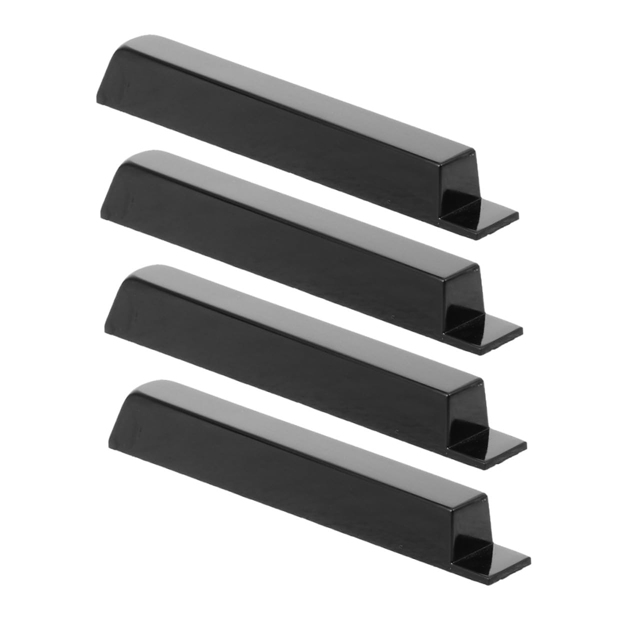 MAGICLULU Tapas de Teclas Negras para Uso Personal y Profesional 4 Piezas de Plástico Estructura Elegante E Iluminada de Piano