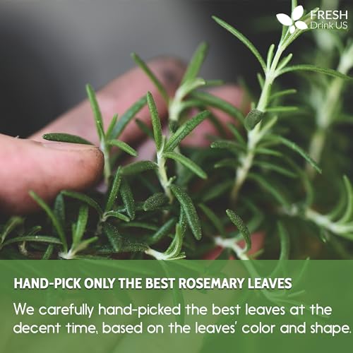 Image of Premium 20oz Rosemary Leaves, 100% Natural & Pure from Dried Rosemary Leaves, No Additives, No Caffeine, Vegan. Dried Rosemary Herb, Perfect for Seasoning, Spice Blends for Grilling & Cooking