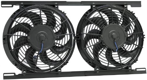 Hayden Automotive 3800 Dual Electric Fan Kit, Black