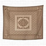 Topyee 60x80 Inch Tapestry Wall Hanging Oriental Persian Baroque Carpet Damask Ethnic Floral Flower