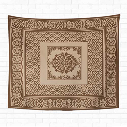 Topyee 60X80 Inch Tapestry Wall Hanging Oriental Persian Baroque Carpet Damask Ethnic Floral Flower Leaf Home Decorative Tapestries Wall Blanket For Dorm Living Room Bedroom #TOP29