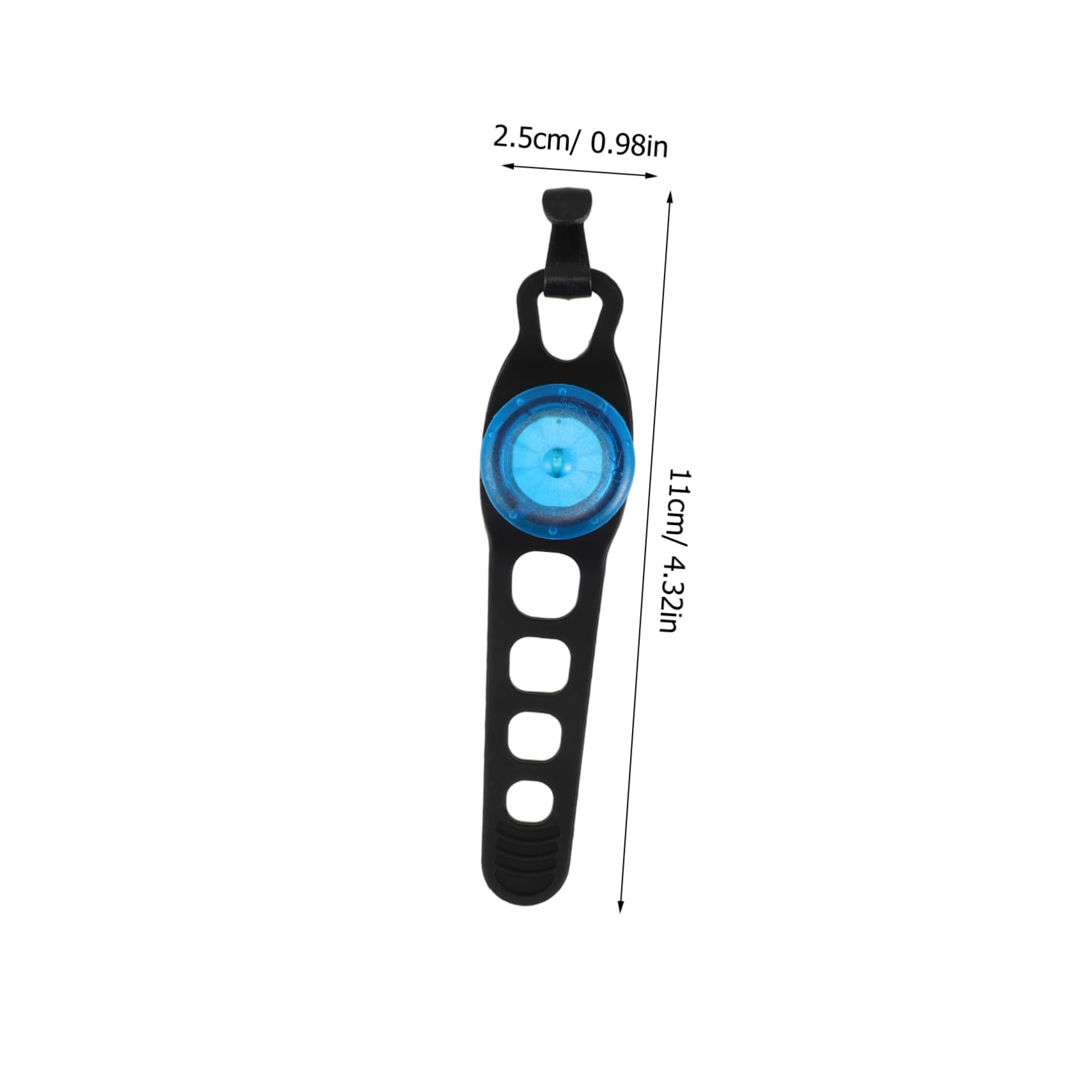 Garneck High Brightness LED Bicycle Rear Light Mini Warning Lamp for Outdoor Cycling Safety Night Riding Tail Light Durable and Enhances Visibility for Bikes