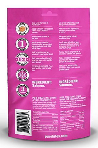 Purebites Salmon For Cats, 0.92Oz / 26G - Value Size #TOP1