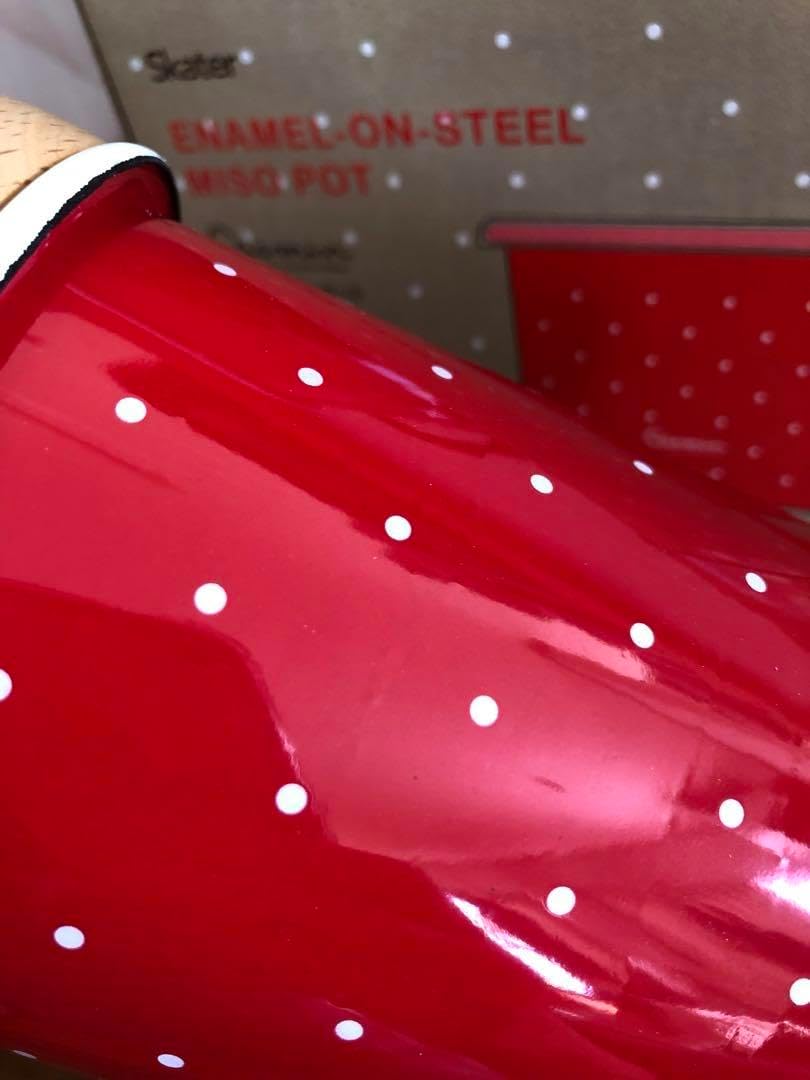 新品】ミャクミャク ホーロー マルチスクエアポット 水玉 万博 保存