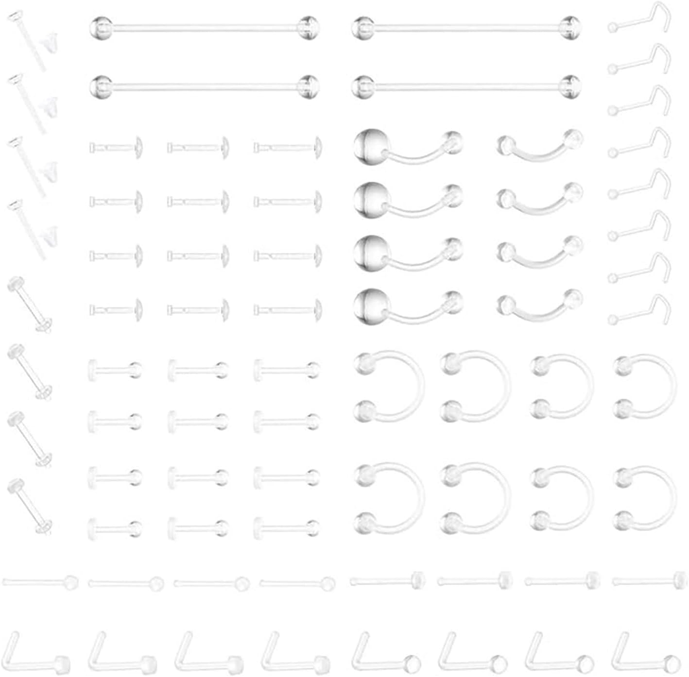 Easy Piercing Accessories for Lip Eyebrow Belly Button Jewelry Belly Button Rings