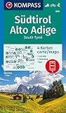KOMPASS Wanderkarte Südtirol, Alto Adige, South Tyrol: 3 Wanderkarten 1:50000 mit 1 Panorama im Set inklusive Karte zur offline Verwendung in der ... Skitouren. (KOMPASS-Wanderkarten, Band 699)