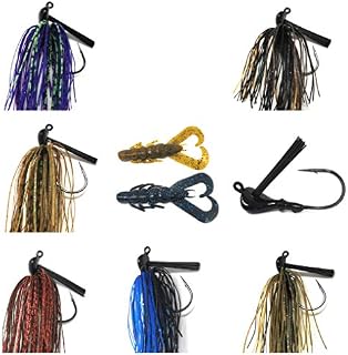 Wtrees #2741 Best Jigheads Shad Darts Shad Tube Jigh Head Kit for Bass