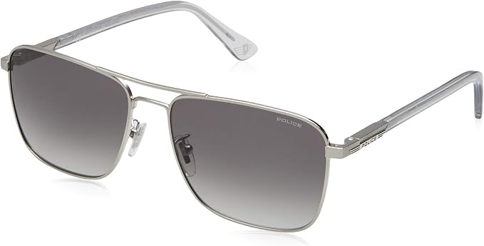 Police WESTWING 3 Occhiali da Sole, Grigio (Shiny Matt Palladium/Grey),  58.0 Uomo : Amazon.it: Abbigliamento