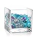 Hosley Decorative Vase Filler Assorted Diamond Gems. large Bag. 450 Gram 15.87 Ounce in a Mesh Bag. Use instead of Clear Marbles Pebbles. For Vase Filler Table Scatter Aquarium Decor. O9