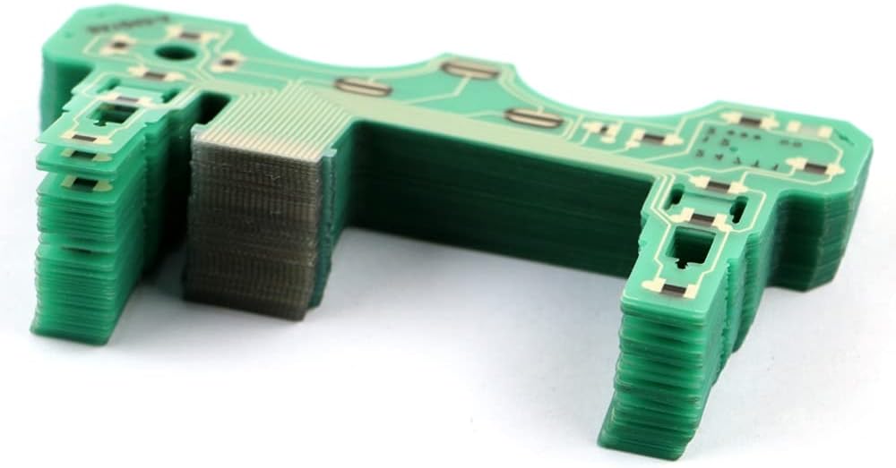 Repalcement Circuit Board PCB Ribbon for PS2 Controller Conductive Film Keypad SA1Q43-A (2 Pieces) image 3