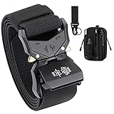 ❥【Hohe Qualität Dehnbares Nylon】Unser Gurtband ist fester als ein normaler Gürtel. Darüber hinaus ist es sehr robust und dehnbar, wodurch Ihre Taille bequemer wird und Sie bei einer Vielzahl von Aktivitäten straff bleiben. Jeder, der über einen langen Zeitraum körperliche Aktivitäten ausführt, wird den taktischen Gürtel optimal nutzen