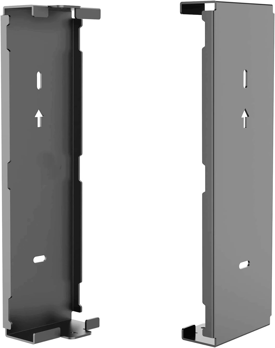 New Improved for PS4 S Wall Mount Inverted Bracket Kit, Compatible with for Sony Playstation 4 Slim Video Game Console, Enhanced Steel Anti-Overheating Anti-Static Left/Right Stand Holder