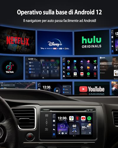 Quarta immagine OTTOCAST P3 AI Box Carplay Android Auto Adattatore, OttoAibox Picasou3 8+128GB Android Auto Wireless Aibox Adapter per auto con Apple CarPlay cablato Dal 2016