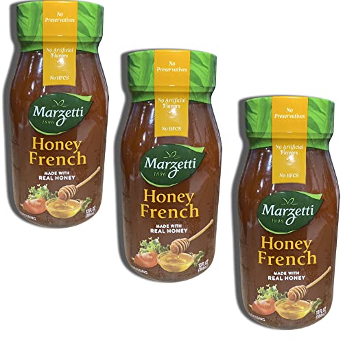 Honey French Salad Dressing Bundled By Tribeca Curations | 13 Fl Oz Jar Value Pack | Case Of 6 #TOP6