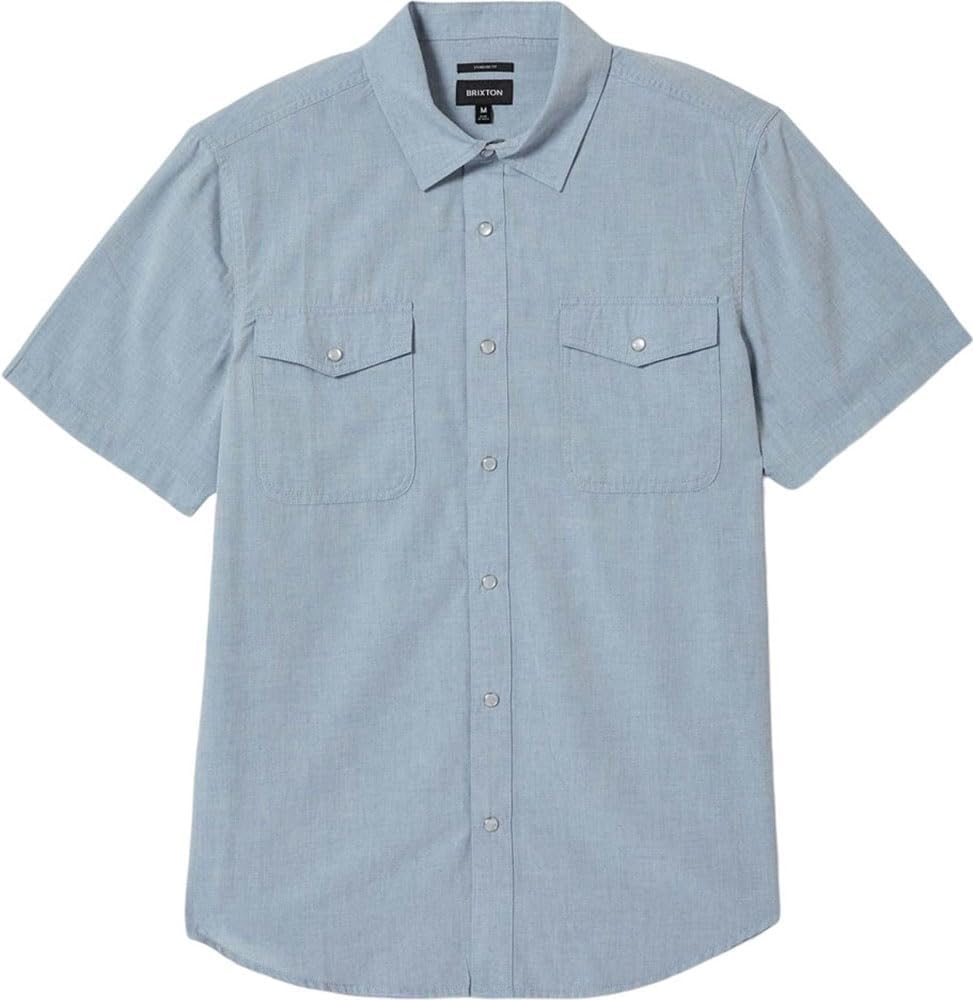 Brixton Wayne Shirt - Medium Blue - XL