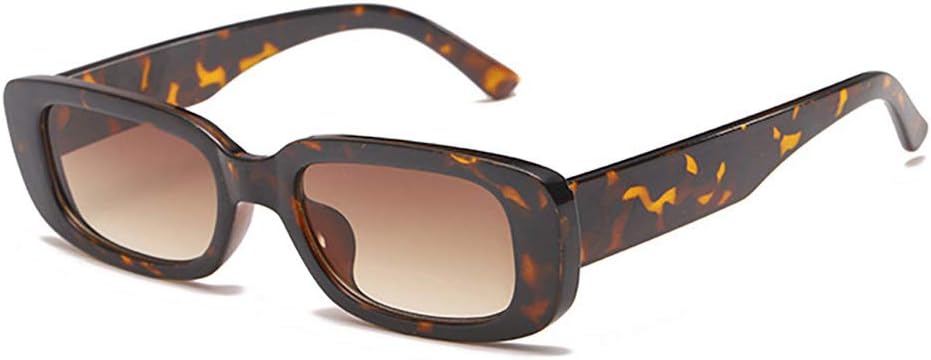 Rectangle Sunglasses for Womens Trendy Retro Fashion 90s Sunglasses