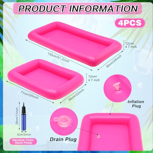 Barra Inflable para Servir Hielo Leitee 4 Pzs Rosa miniatura 2
