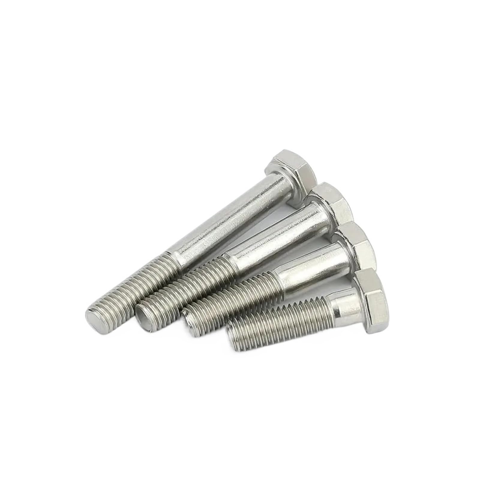M6 M8 M10 M12 M14 M16 DIN931 A4-70 Bullone a testa esagonale in acciaio inossidabile a mezza filettatura esterna con filettatura esterna(5PCS M12_130MM_316)