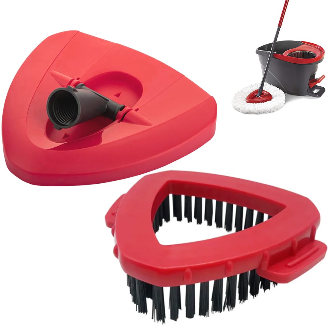 Spin Mop Vervangende onderdelen, 4 stuks, vervanging voor roterende mop