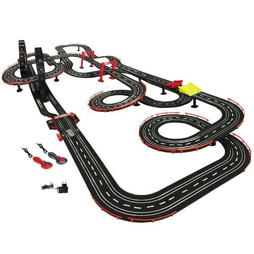 RaceXCale: Master Racer - 1:43 Scale G5 & G6 Slot Car Track, Electric Power Toy...