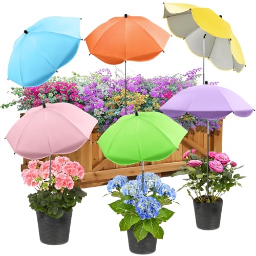 6 Pack Plant Umbrellas for Outdoor Plants - 40