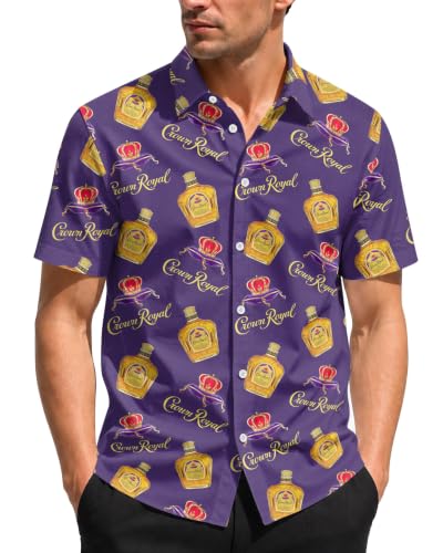 Image of 99TIMORO Funny Movie Mens Hawaiian Shirts Button Down Short Sleeve