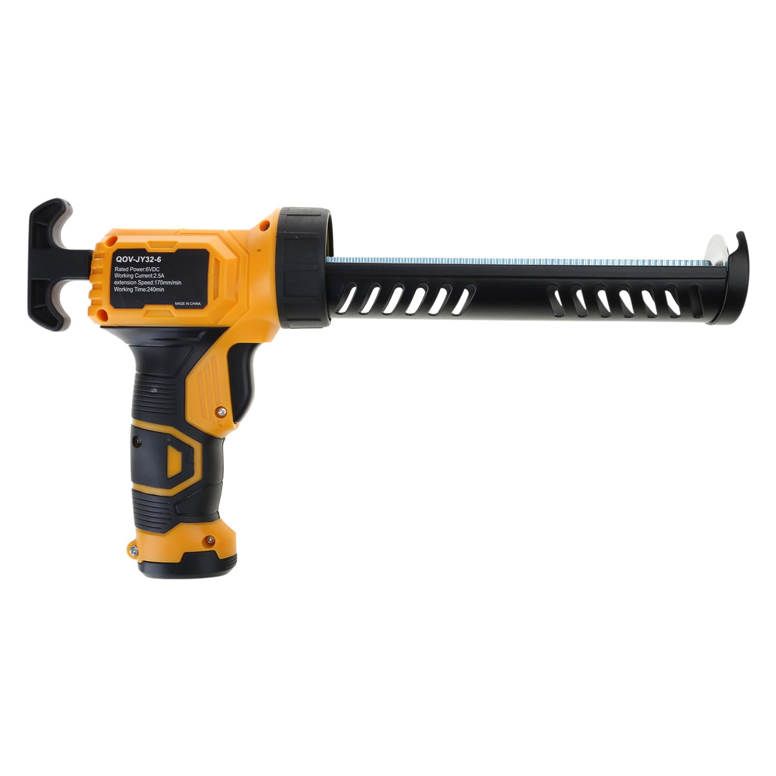 Pistola de calafateo eléctrica inalámbrica con 4 velocidades ajustables con luz LED de 10 onzas/300 ml