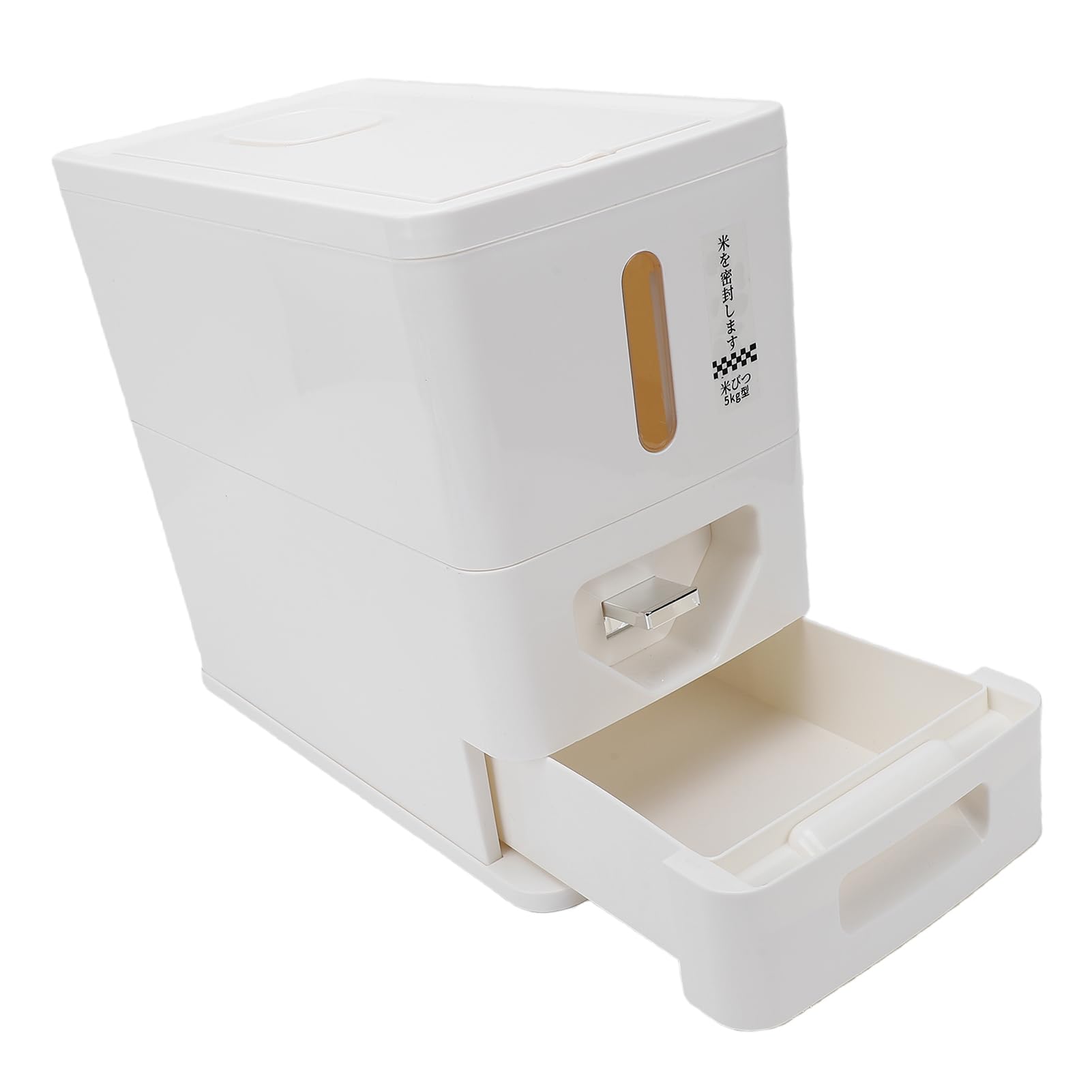aqxreight Recipiente de Arroz con Cierre Hermético y Gran Capacidad