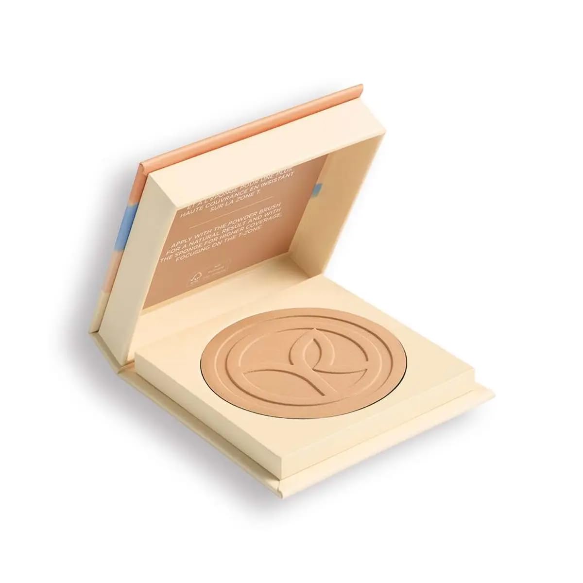 Yves Rocher Zero Imperfections Compact Powder 12H Matte Finish Shine Control Evens Skin Tone Lightweight Women Makeup Beige 200-8g