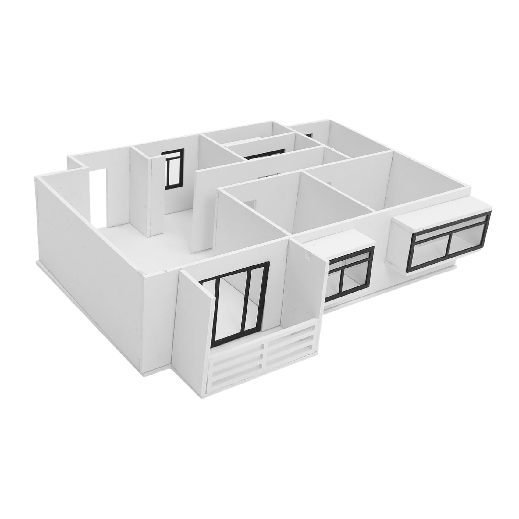 BESTYASH Modello Architettonico Interno 1:25 in Pvc e Acrilico, Kit Fai da Te per Assemblaggio Facile, Materiale per Attività Educative e Sviluppo Consapevolezza Spaziale