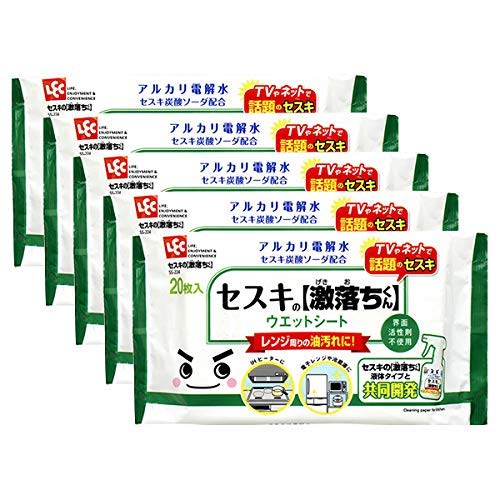 LEC（レック） Lek Sesqui's Geki Ochi-kun Sheet Set of 5 for Kitchen