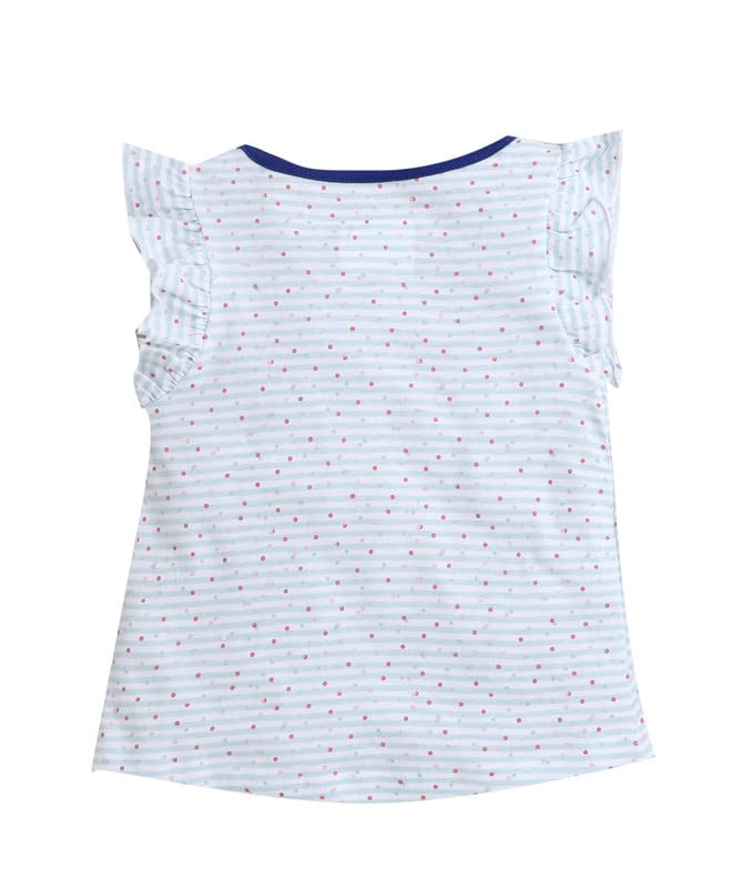 Image of BUMZEE Girl's Cotton Printed Regular Fit T-Shirt