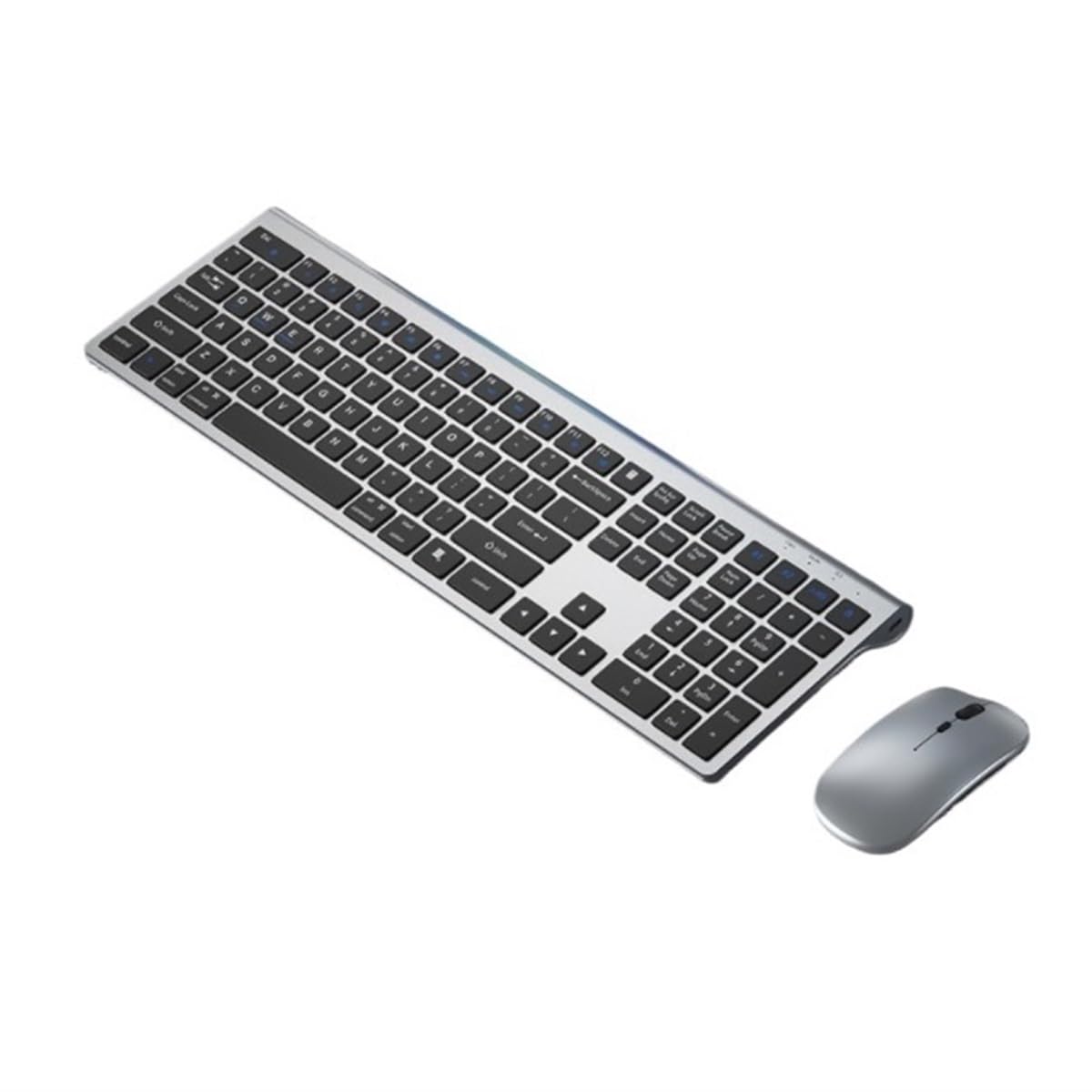 Klawiatura i Mysz do Gier, Bezprzewodowy Zestaw Myszy I Klawiatury Bezprzewodowy Zestaw Myszy I Klawiatury 2,4 GHz Wodoszczelna Klawiatura i Mysz(Black)