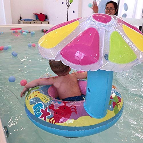 Image of Ellozia Inflatable Swimming Rings for Kids Baby Water Float Toddler Swimming Ring | Multi Color
