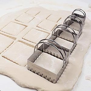 Hulisensquarebiscuitcutterset4piecessetstainlesssteelcookiescutterwithhandleprofessionalbakingdoughtoolsripplesquare Urban Country Home Decor Hulisen square biscuit cutter set 4 piecesset stainless steel cookies cutter with handle professional baking dough tools ripple square urban country home decor