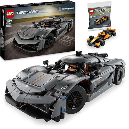 LEGO Koenigsegg Jesko Absolut (LEGO 42173) : voiture LEGO Technic en gris avec bonus de précommande - Fait partie des nouveautés de LEGO Technic 2024, compatible avec toutes les autres voitures LEGO
