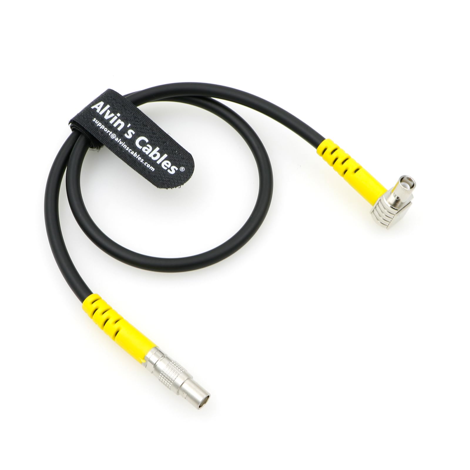 Alvin's Cables MVF-2 Viewfinder Cable for ARRI Alexa Mini LF Camera Right Angle 1 Pin Male to Male 19.7in/50cm