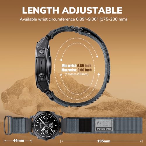 Correa nylon Quickfit 26mm para reloj deportivo miniatura 4