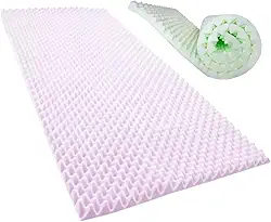 Colchão Piramidal Casca de Ovo D28 Solteiro Rosa - Sequencial