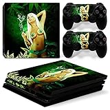 Fyonex for Sony PS4 Pro Console Controller Skin Decals Stickers PS4 Pro Skin Sticker Protective Cover