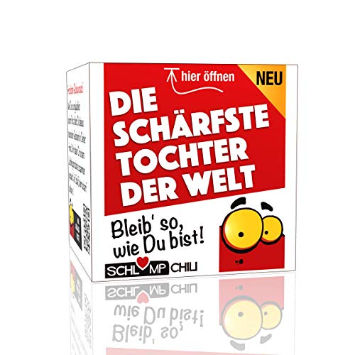 Schlump-Chili⎥Die schärfste Tochter der Welt - Ein witziges Geschenk Set für Frauen z.B. zum Geburtstag, Weihnachten!
