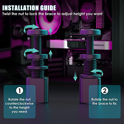Soporte para GPU y tarjeta gráfica ajustable Deear miniatura 6
