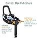 Primo Viaggio 4-35 Nido - Rear Facing Infant Car Seat - Includes Base with Load Leg & Anti-Rebound Bar - for Babies 4 to 35 lbs - Made in Italy - Onyx (Black)