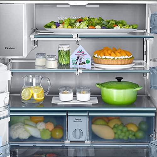 Vpllex Air Purifying Deodorizer Fridge Odor Removable with 2 Fragrance Earrings, Fridge Freshener Odor Absorber,Removes Nasty Smell from Your... - Image 2