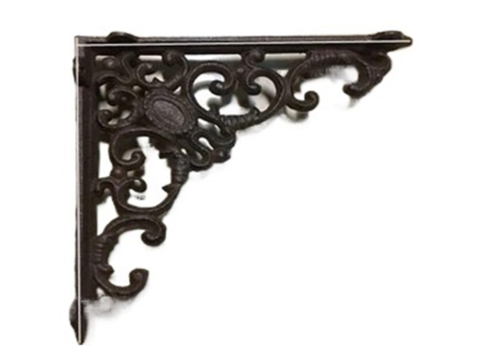 Decorative Shelf Brackets Cast Iron Angle Support Rack Storage Trig Art Home Decoration(Color6)