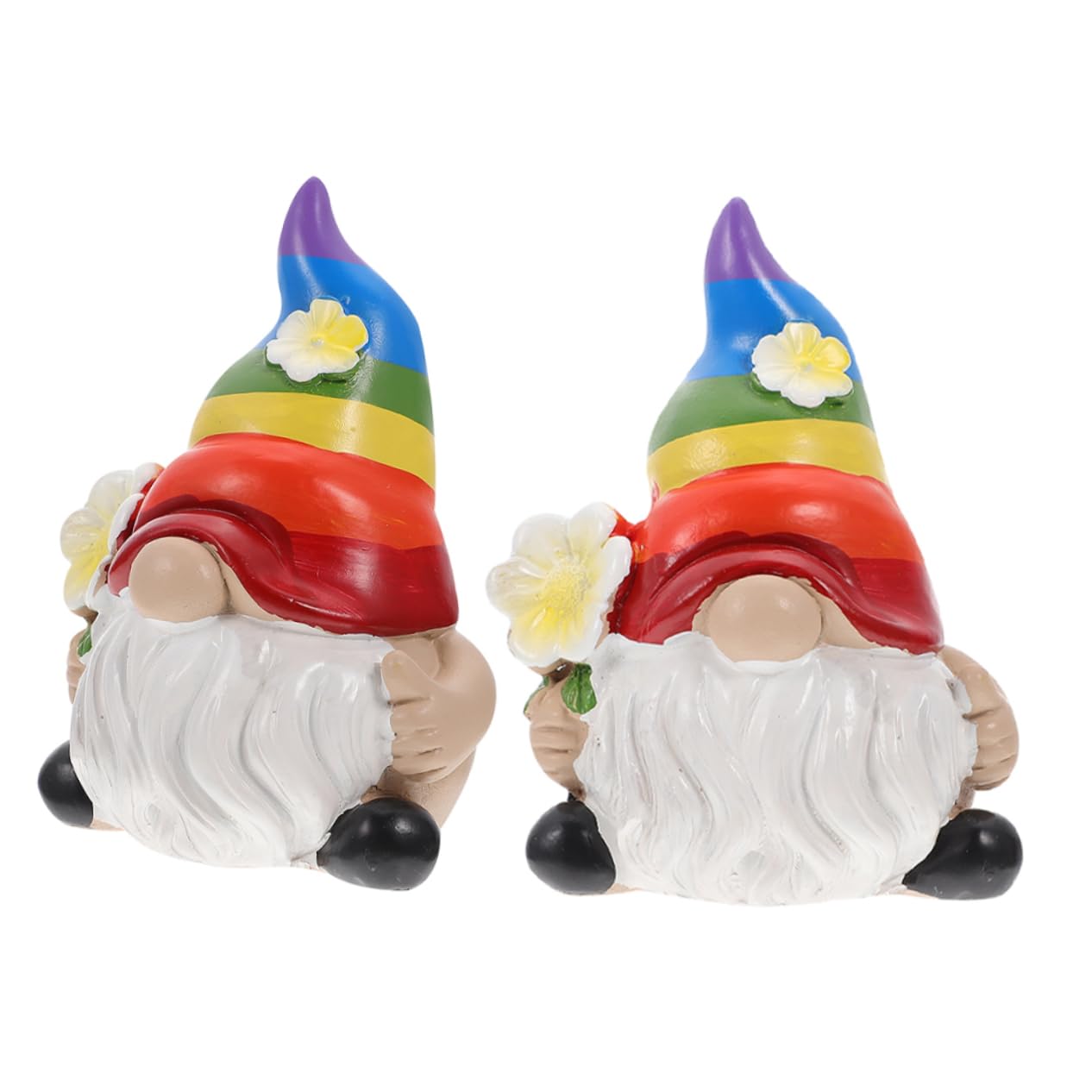 ifundom 5 Sätze Lustige Gartenzwerge Wetterfeste Gartenfiguren Dekorative GNOME Für Garten Outdoor Deko Für Gartenliebhaber 2 Stück * 5