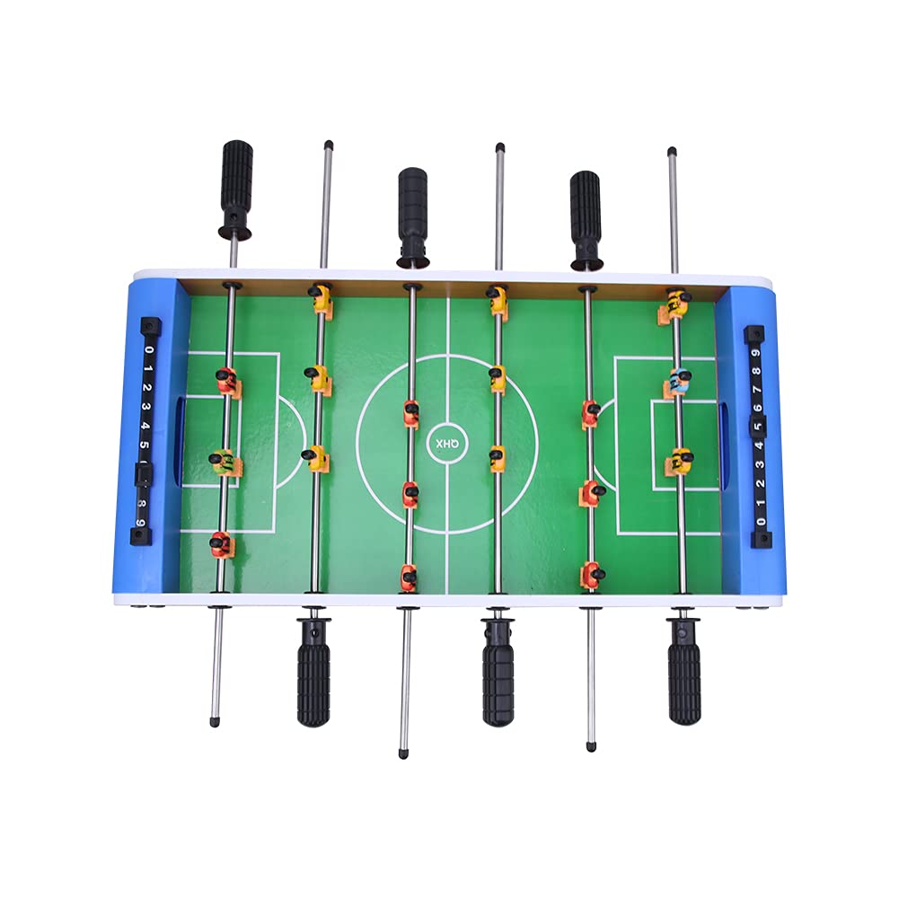 Chrees Futbolín Juegos de Fútbol Mini Juego de Futbolín Juego de Fútbol de Escritorio 6 Varillas Simulación de Barras de Puntuación de Interior para el Hogar, Fiesta