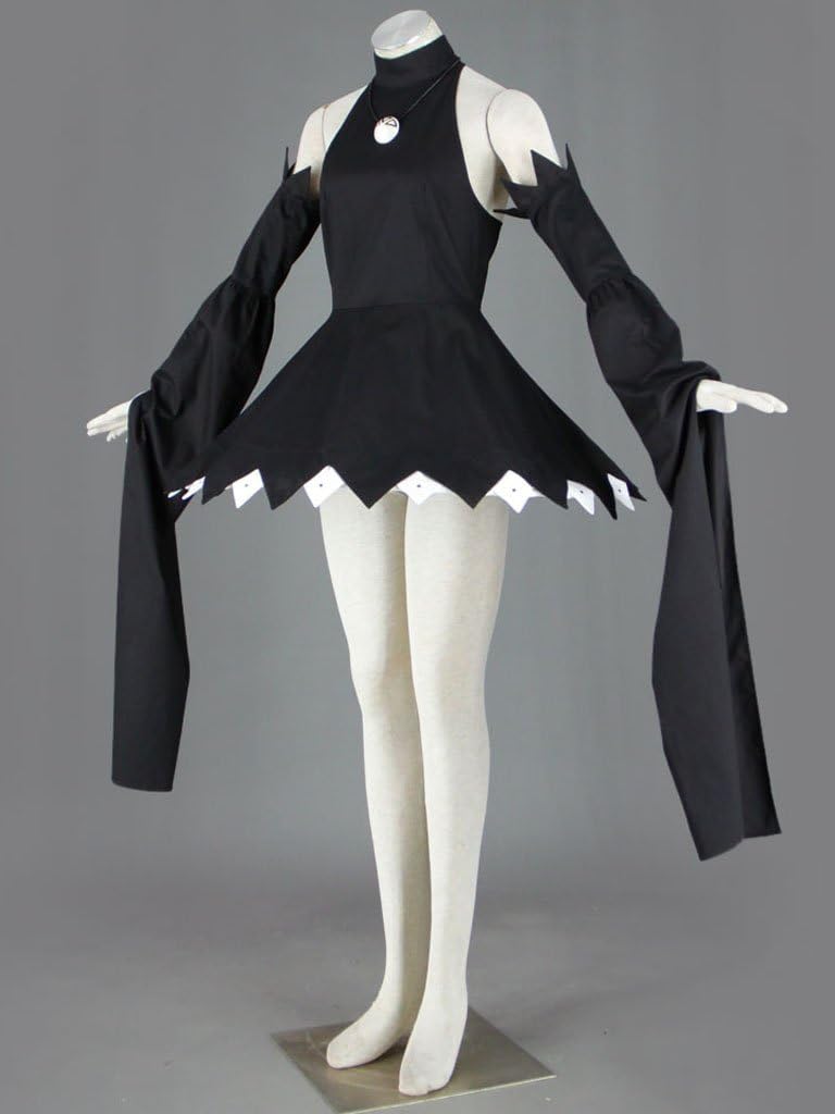 ZNZXYCOS Anime Cosplay Black Sleeveless Dress With Hat Women's Suit Halloween Costumes - Image 4